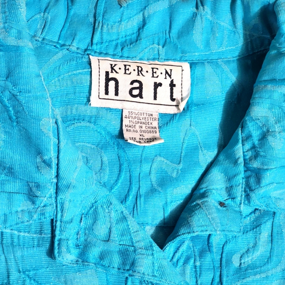 Vintage‎ Artsy Jacket Blazer Women’s Size XL Art To Wear Unique Eclectic Color